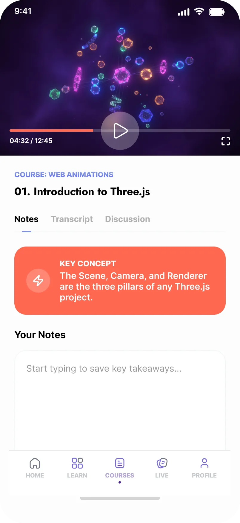 BrainTech mobile lesson player