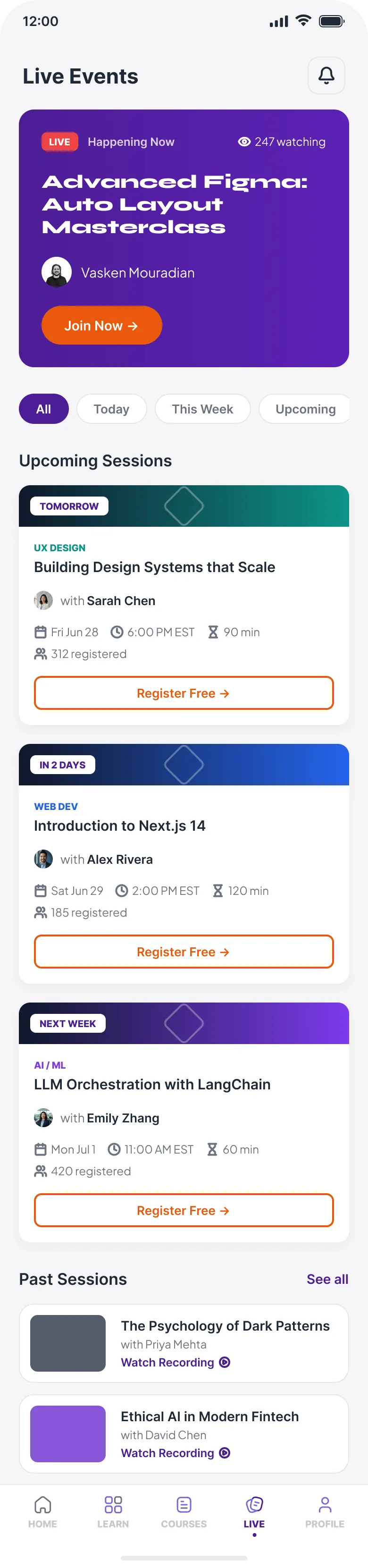 BrainTech mobile live events